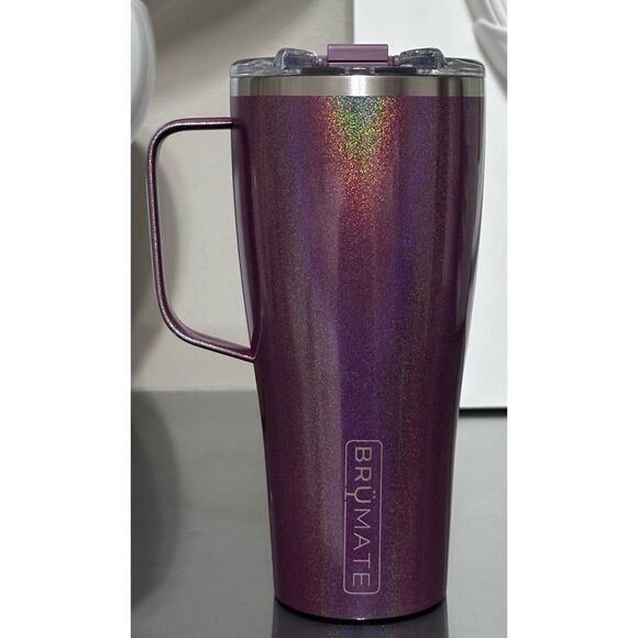 BruMate Toddy XL 32oz, GLITTER MERLOT - Picture 3 of 5